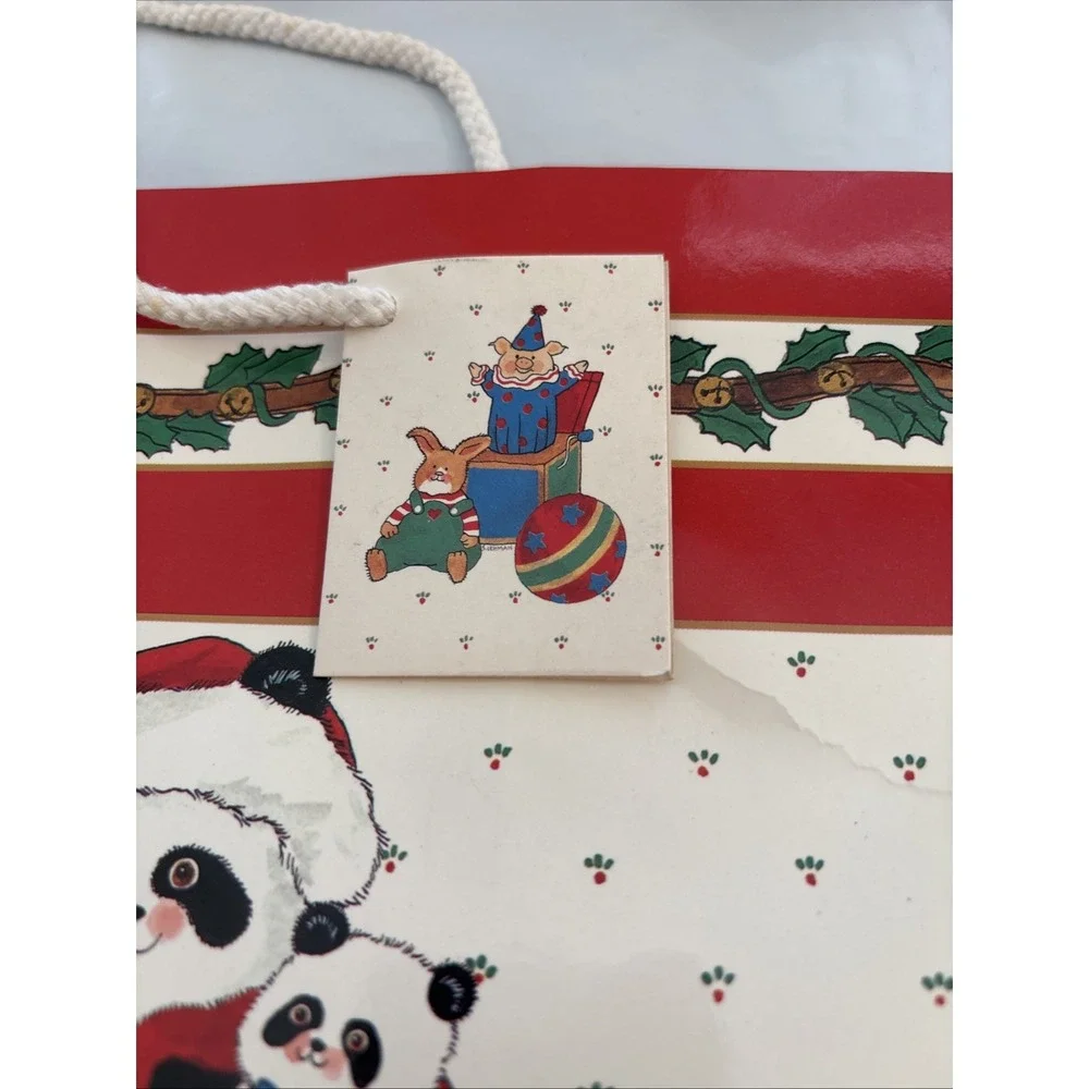 Vintage Sandy's Small Wonder Christmas Gift Bag 10x13‎